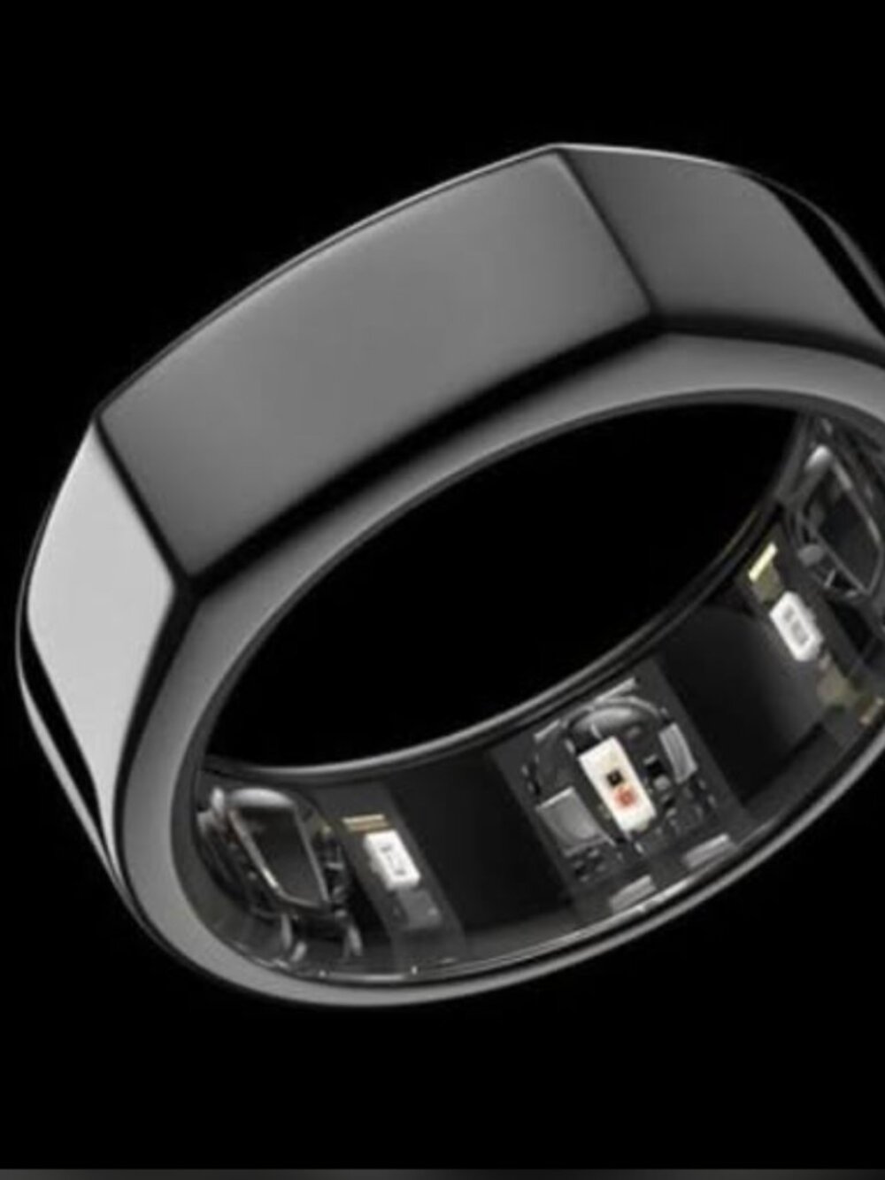 Silver Oura Ring 3, Size 8 - Picture 3 of 7